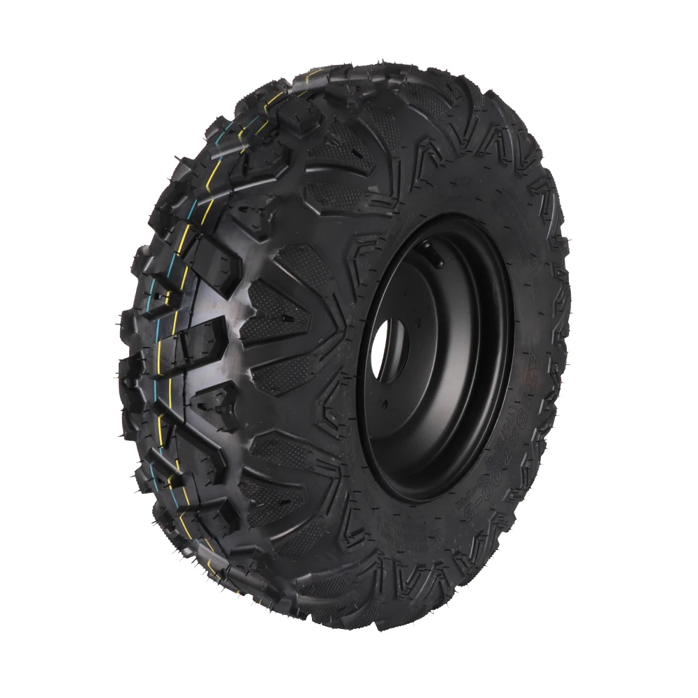 19x7-8 Inch Tubeless Tire With 3/4 Hole Hub For 110-150cc ATV Go Kart UTV Buggy Golf Cart Quad Dirt Bike 8\