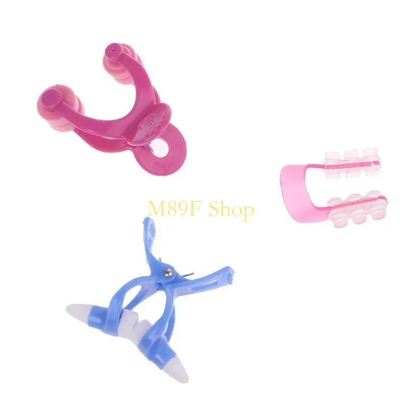 M89F 3pcs/مجموعة مدلك أنف لفة أنحف لأداة تصحيح جسر تقويم الجسر