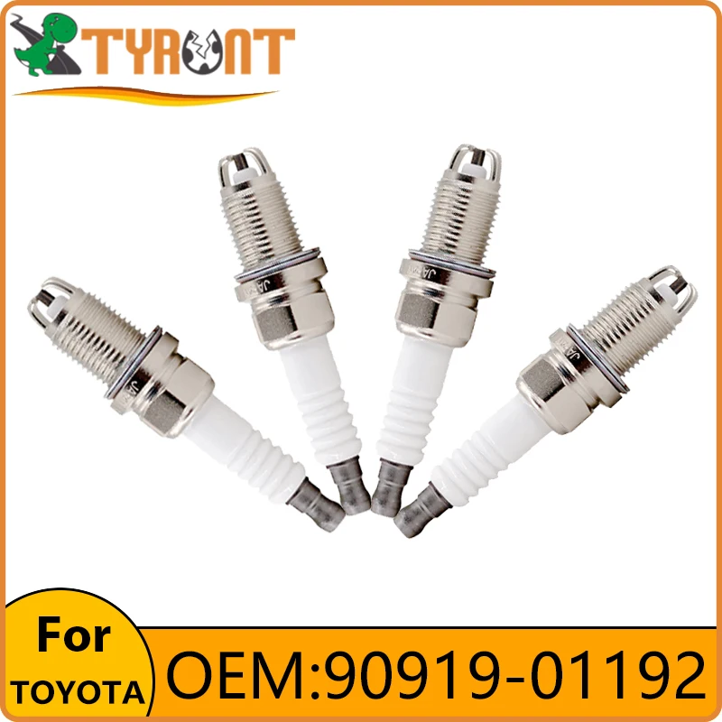 

TYRNT High Quality Spark Plug 90919-01192 For TOYOTA Lexus Corolla Paseo Vista Hilus 4Runner Tacoma Land Cruiser Prado Tundra