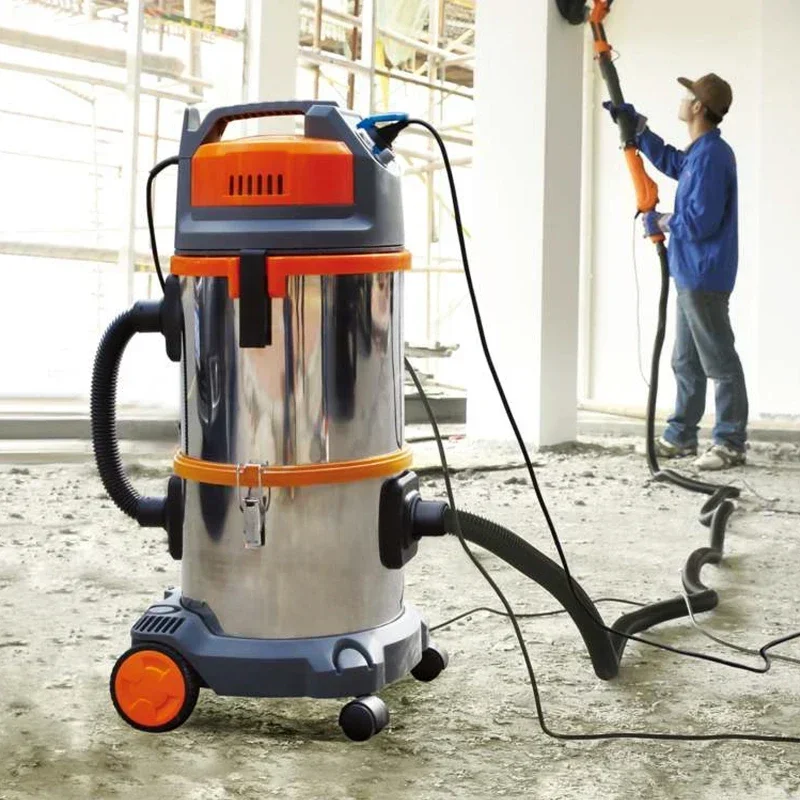 

# Промышленный пылесос из нержавеющей стали мощностью 1400 Вт, 230 В, профессиональный пылесос для влажной и сухой уборки