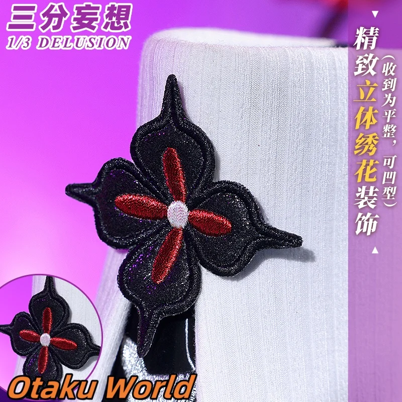 En stock, zapatos de disfraz del 7 de marzo, juego Mihoyo Honkai Star Rail, fiesta de Halloween para mujeres y niñas, zapatos de Anime para juegos de rol del 7 de marzo