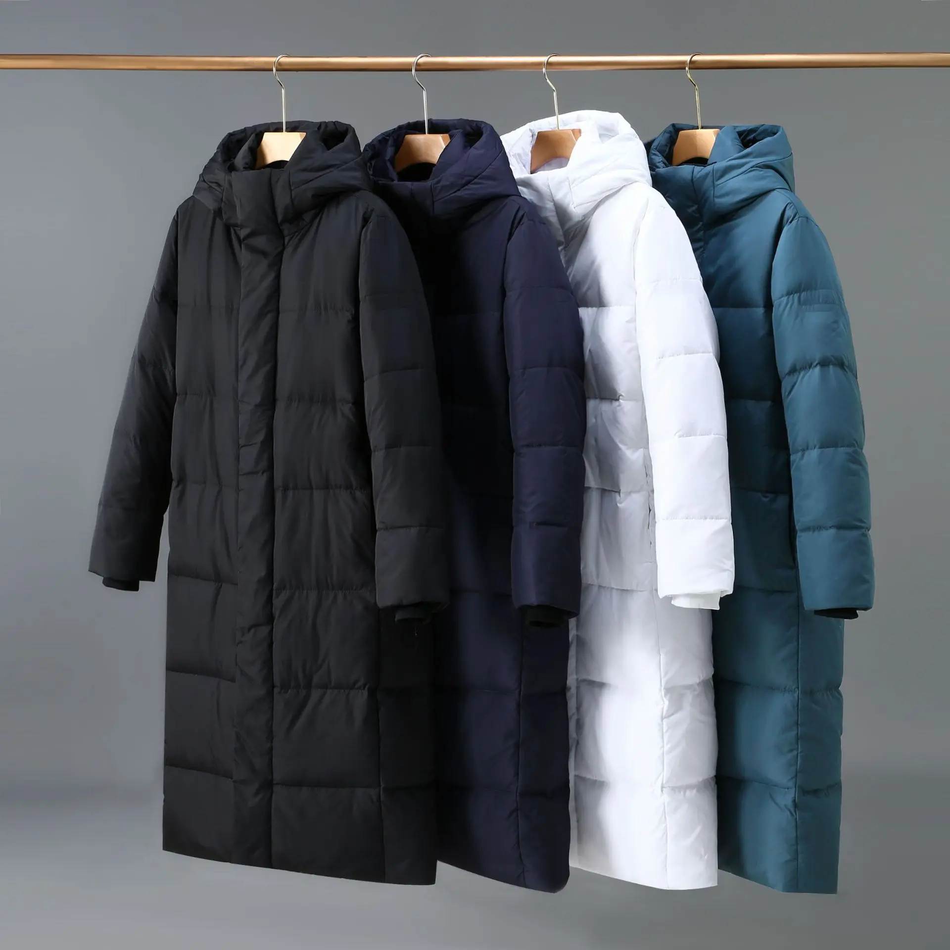 Winter Mens Down Jacket Male Female Couple Down Thicken Warm Coat High-quality Men Long 90% White Duck Down Hooded Parka 3XL