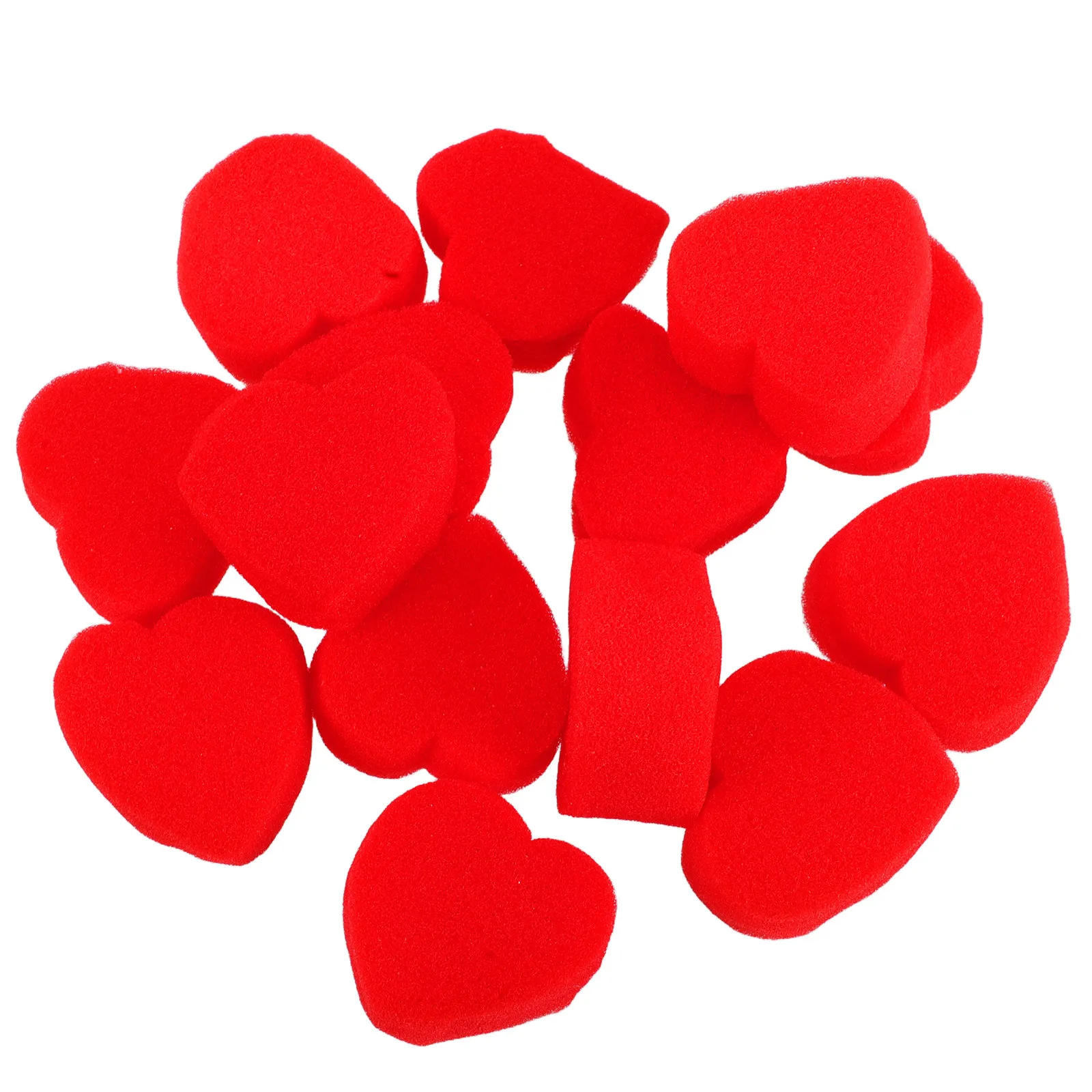 

20Pairs Stage Illusion Props Red Sponge Hearts Illusion Small Foam Balls Close-Up Performance Appearing Heart Sponge Trick