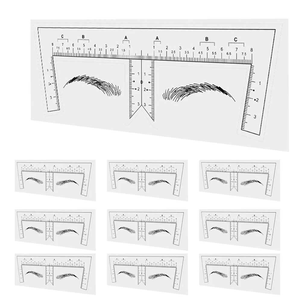 

100 Pcs Ruler Lightweight Convenient Practical Diy Stencil Balance Templet Trimming Guide Tools