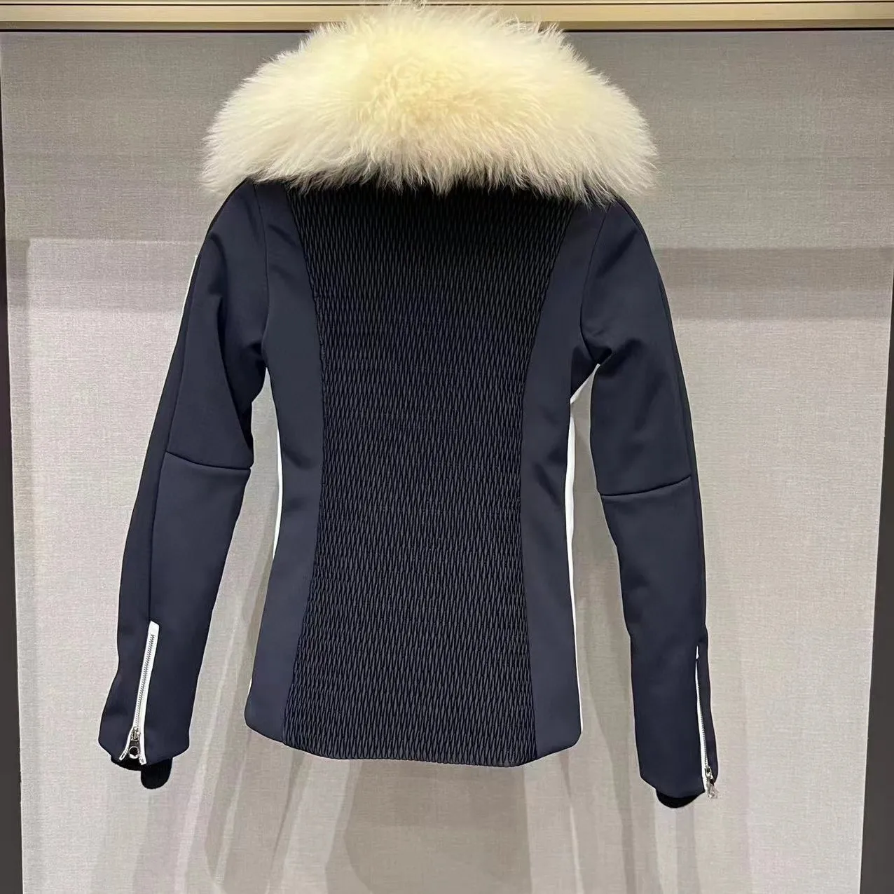 Chaqueta de plumón ajustada resistente al frío para mujer, novedad de 2022