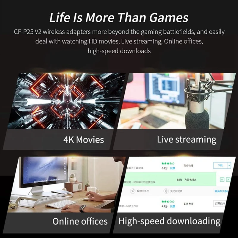 Scheda PCIE di gioco scheda di rete Gigabit da 2500Mbps 10/100/1000Mbps RTL8125B RJ45 Computer cablato adattatore di rete pci-e 2.5G