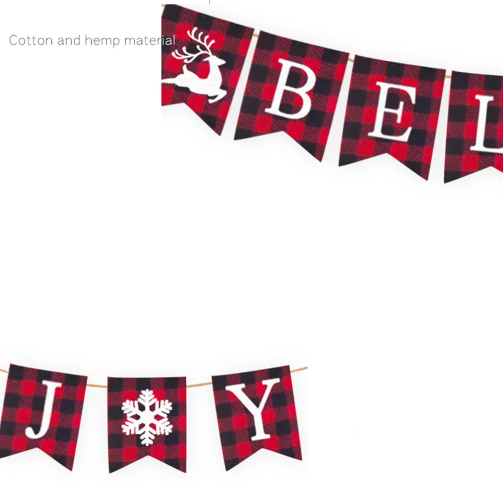 النسيج عيد الميلاد راية التمنيات المزدوجة علامة الطرف الديكور شنقا راية عيد الميلاد رسائل سلسلة العلم احتفالي عيد ميلاد سعيد العلم #2
