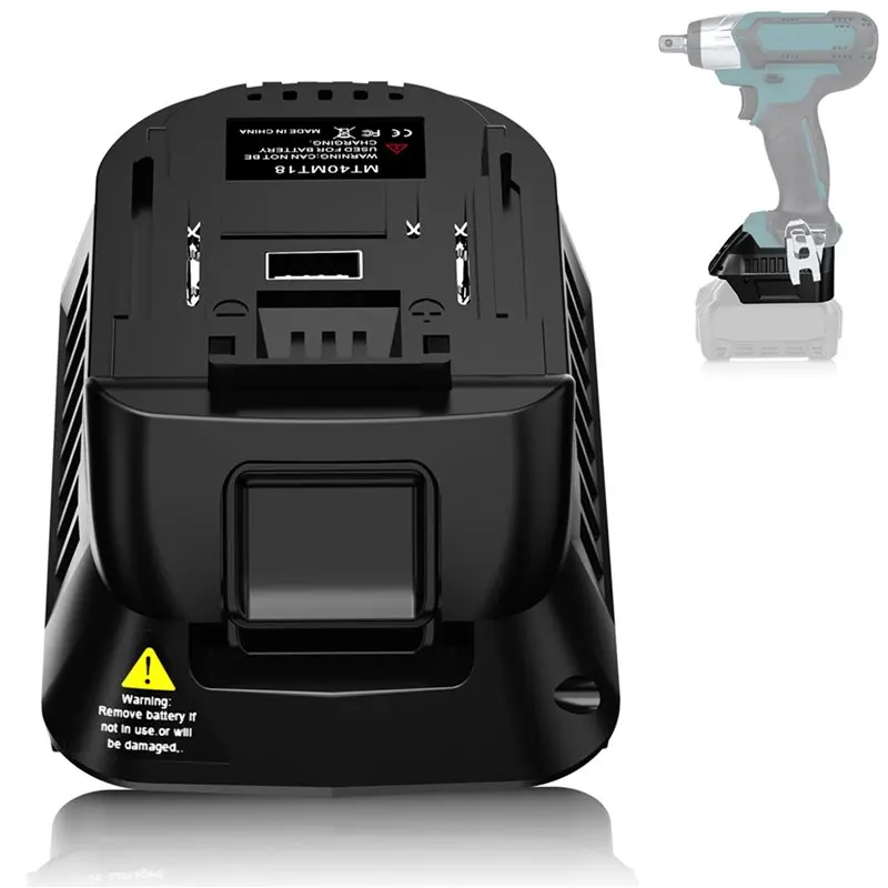 【PHONE ACCESSORY】2X Battery Adapter For 40V Lithium Battery BL4040 BL4025 BL4045 Convert To Work For 18V