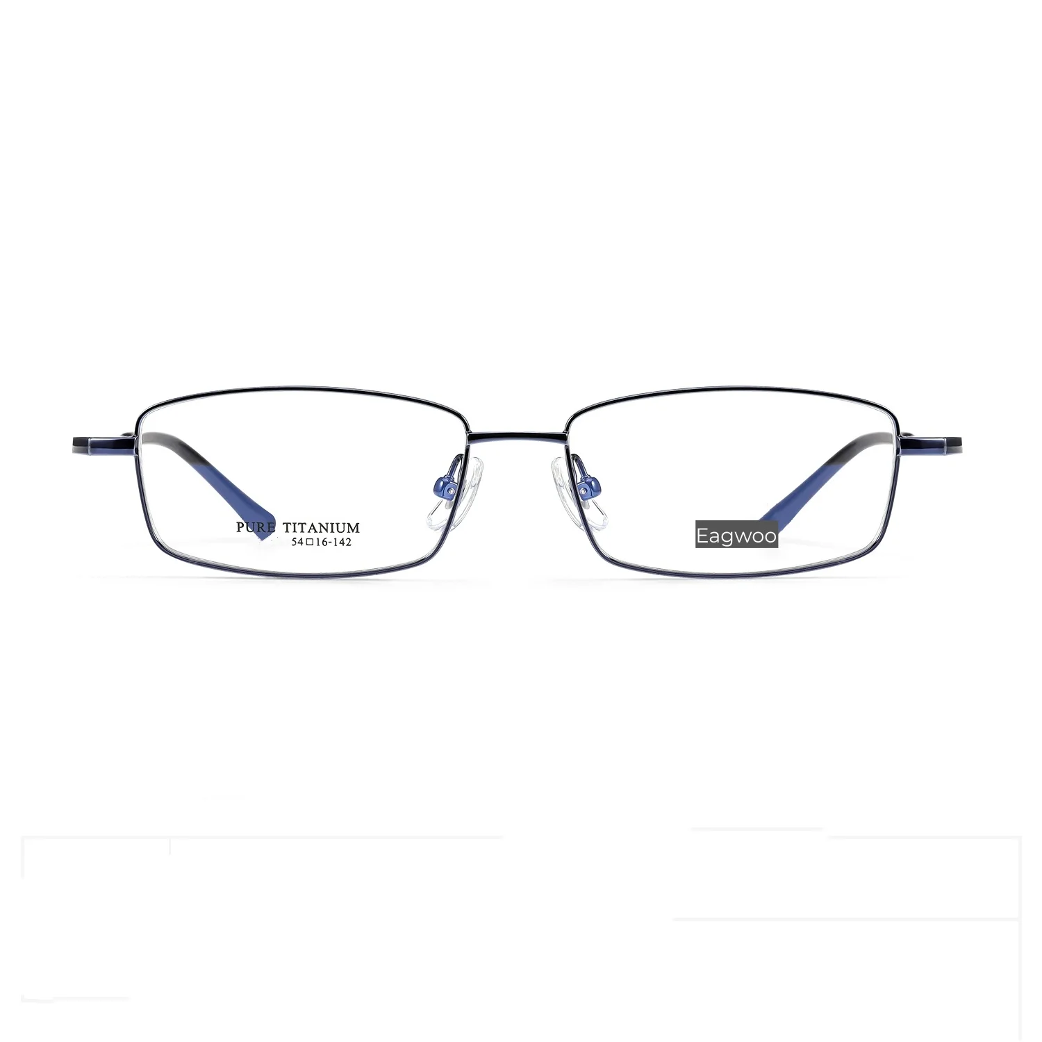 Pure Titanium Eyeglasses Full Rim Optical Frame Prescription Spectacle Business Glasses For Men Super Light Eyeglasses 68767