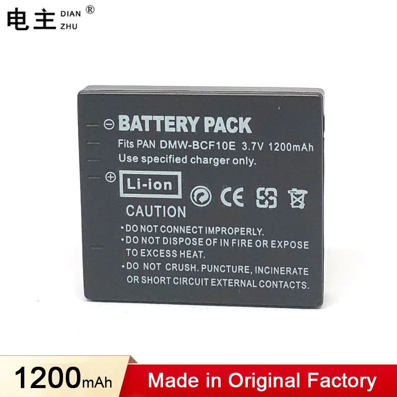 

DMW-BCF10 BCF10E BCF10GK BCF10PP CGA-S/106B S/106C S/106D Camera Battery For Panasonic DMC F2 F3 F4 FH1 FH20 FH22 FH3