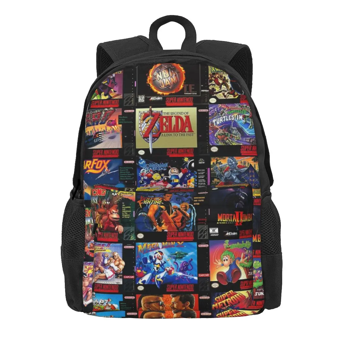 Retro Gaming Boxes Mochilas para meninos e meninas, Bookbag para estudantes, Mochilas escolares, Mochila dos desenhos animados, Mochila de viagem, Bolsa de ombro para crianças