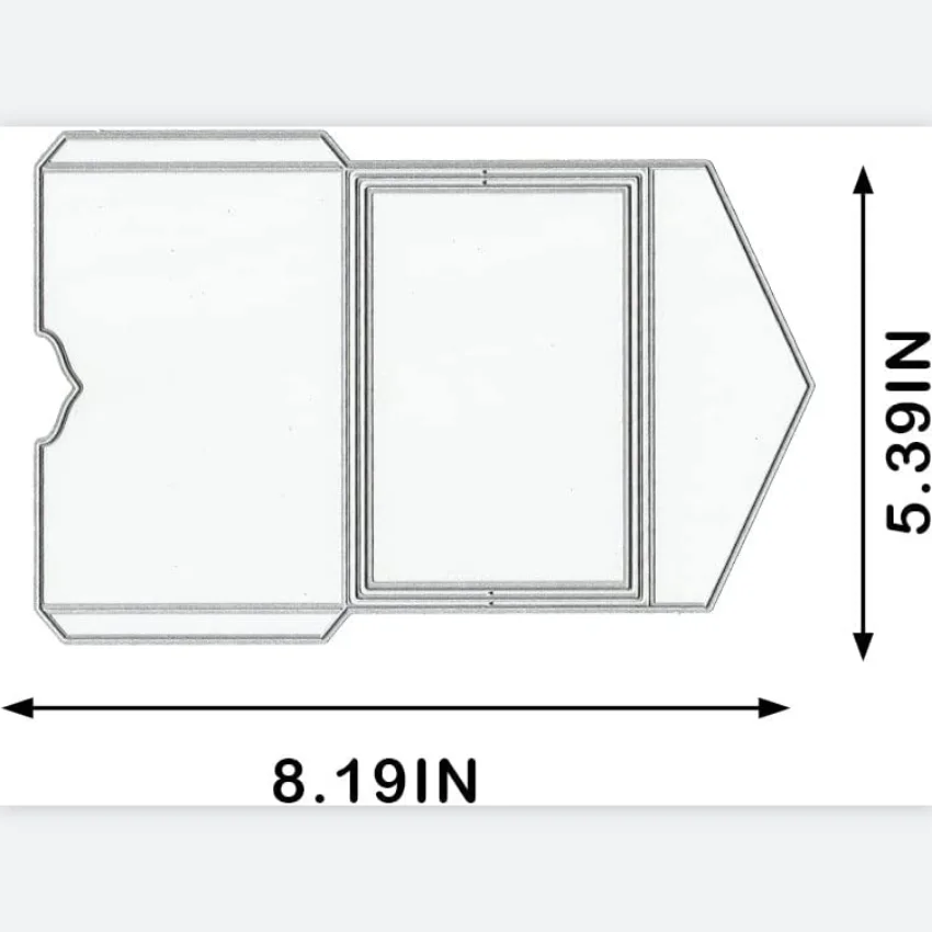 Envelope 3D Card Shape Die Cuts for and Scrapbooking  Cutting Dies Metal Template Molds Embossing  Making Decoration