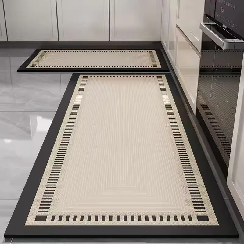 

Long Rug for Kitchen Carpet Waterproof Pvc Floor Mat Leather Oil-proof Non-slip Area Rugs Home Decor Foot Mats Alfombra Cocina