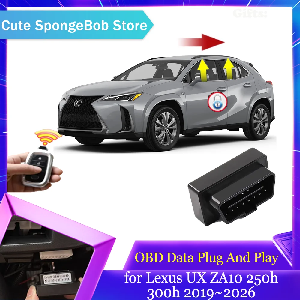 Car OBD Data Module for Lexus UX ZA10 250h 300h 2019~2026 Window Auto Lifting Speed Lock Door Unlock Plug And Play Accessories