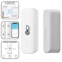 4/2Pcs Temperature And Humidity Meters For Tuya Smart Wifi For Zigbee Temperature Humidity Monitoring For Smart Home Integration