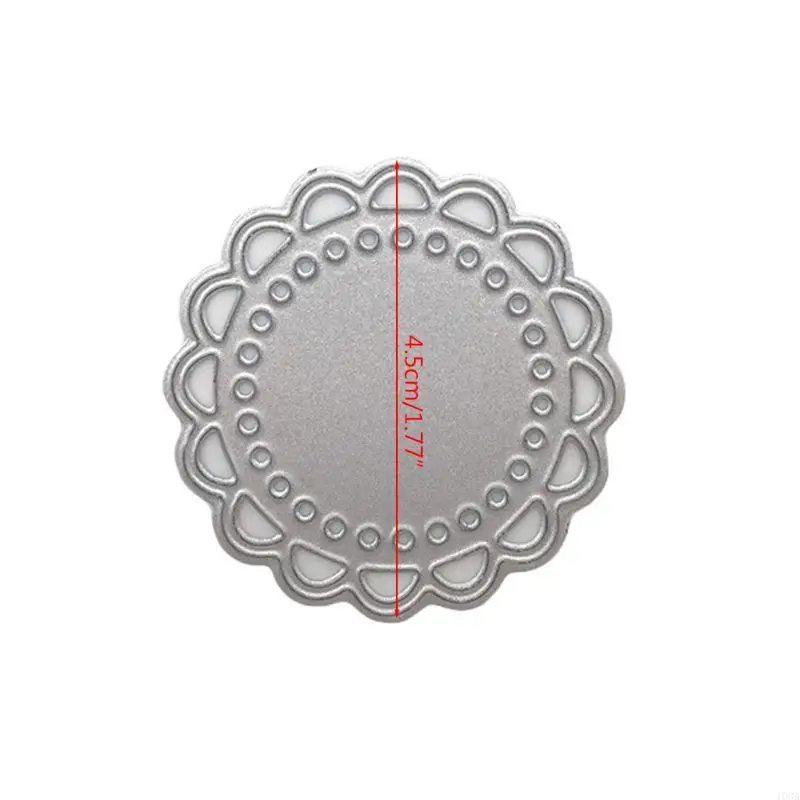 

103A 4 Pcs/Set Round Lace Cutting Dies Circle Doily Die Cuts Embossing Mould Template