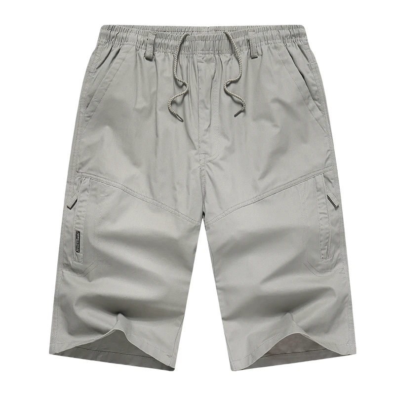 

Summer 2026 New Men Cool Silk Cotton Cargo Shorts Men New Zipper Shorts Multi-Pocket Shorts Male Loose Military Shorts Xl-6Xl