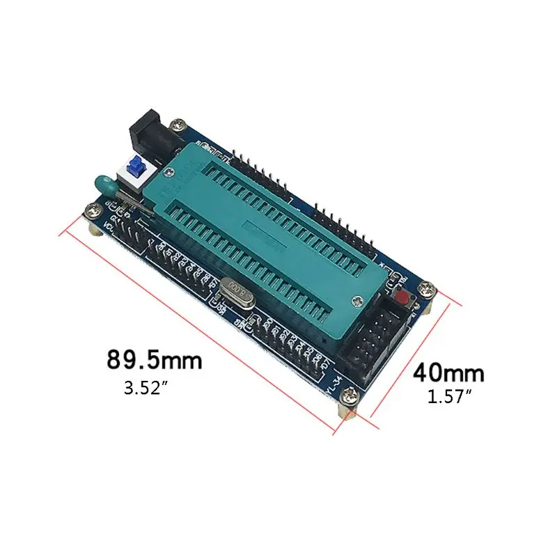 Placa do desenvolvimento do sistema AVR ATMEGA, USB ATMEGA8, módulo 51 do programador do ISP