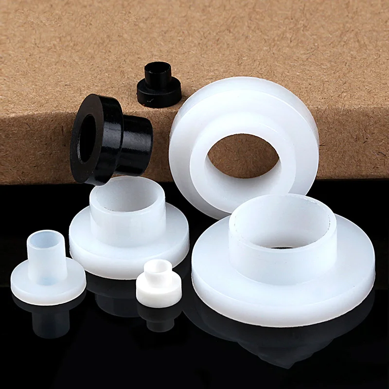 T-Type Washer Nylon Transistor Gasket The Step T-Type Plastic Washer Black White Insulation Spacer Screw Thread Protector Kit