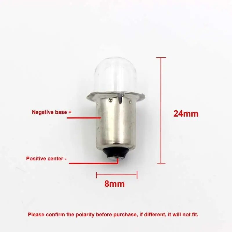 Lâmpada led e10 3v 4.5v 6v 12v 18v branco quente miniatura atualização lâmpada substituição para tocha lanterna farol motor bicicleta