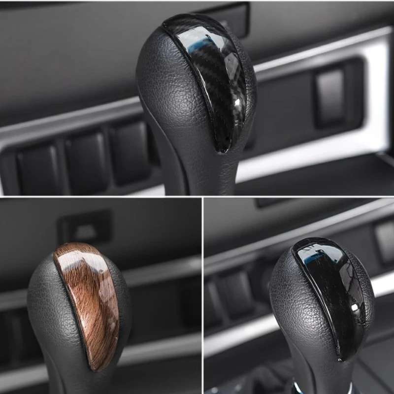 For Nissan Patrol Y62 Interior Modification Central Gear Headdress Sheet Carbon Fiber Grain Wood Grain Decorative Accessories