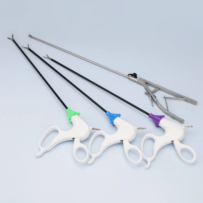 Laparoscopic simulator instruments needle holder disposable dissecting forceps scissors for training