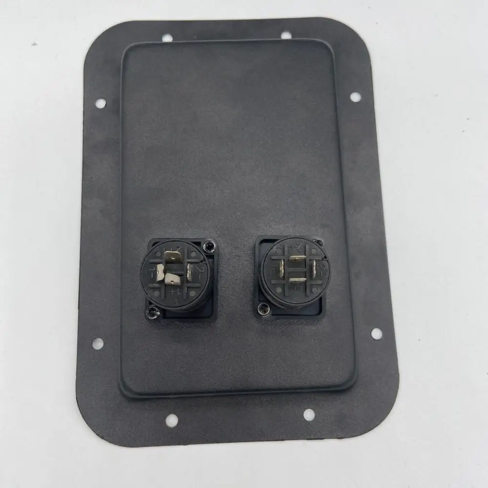 Professional Metal Terminal Back Plate For 612 Speaker Subwoofer Audio Repair Component Replacement Sound Accessory