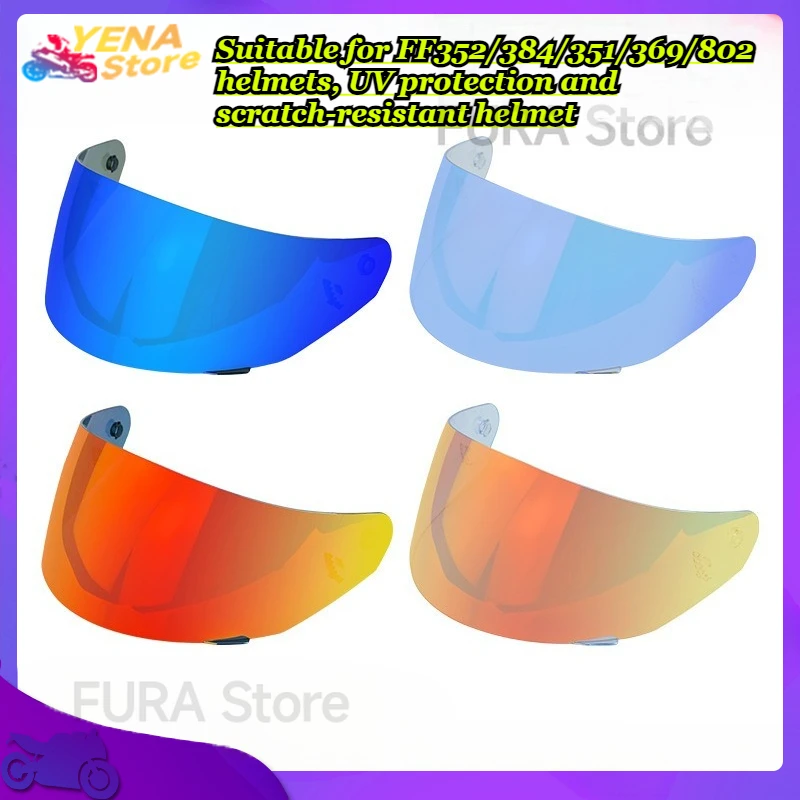 

Suitable for FF352/384/351/369/802 helmets, UV protection and scratch-resistant helmet face shields, motorcycle accessories