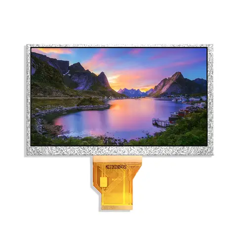 7 inch TFT LCD Display 800*480 Resolution Industrial Grade Color Screen RGB Interface Capacitive Touch 50Pin