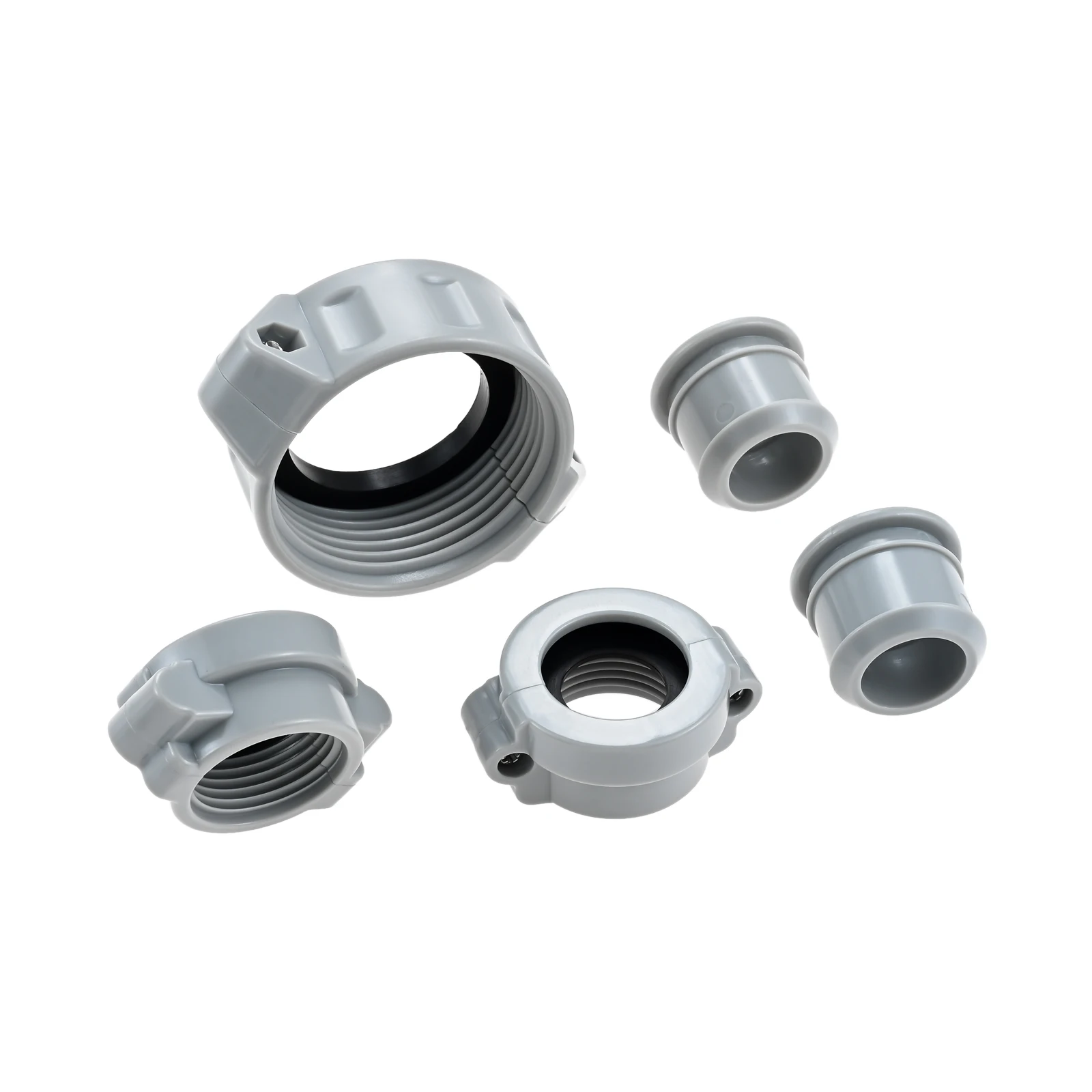 Replacement Inflation Adapter Screw Nut Rubber Seals Connector and Nipple for Coleman Lay-Z-Spa A Coupling Pump & B/C Water Pipe
