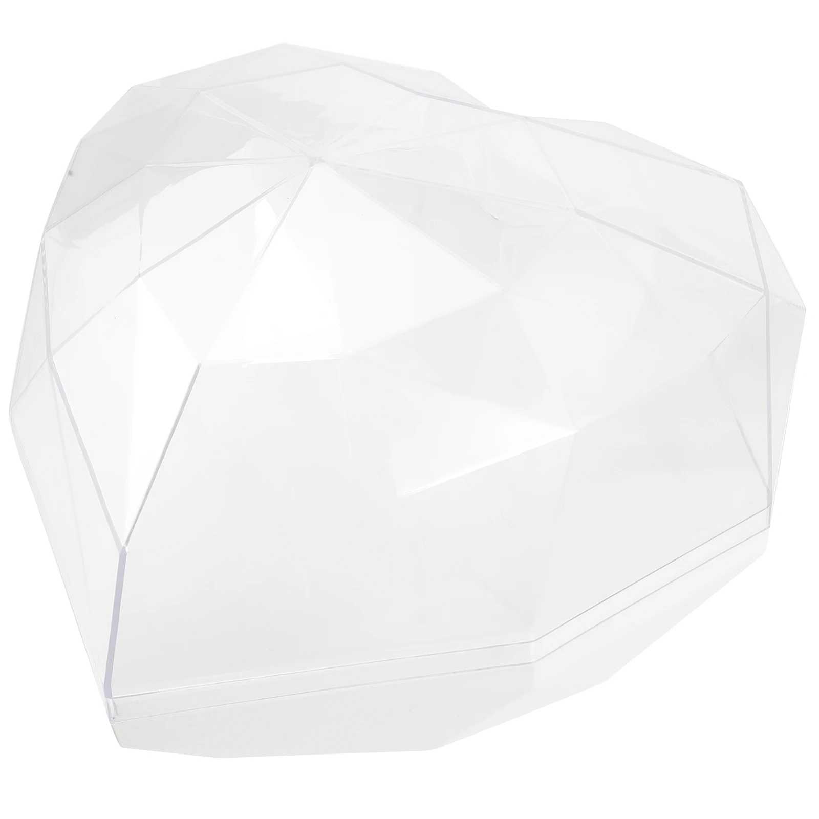 

Acrylic Heart Shaped Flower Boxes for Arrangement Packaging Gifts Valentine Proposal Wedding Rose Flowers Lightweight Convenient