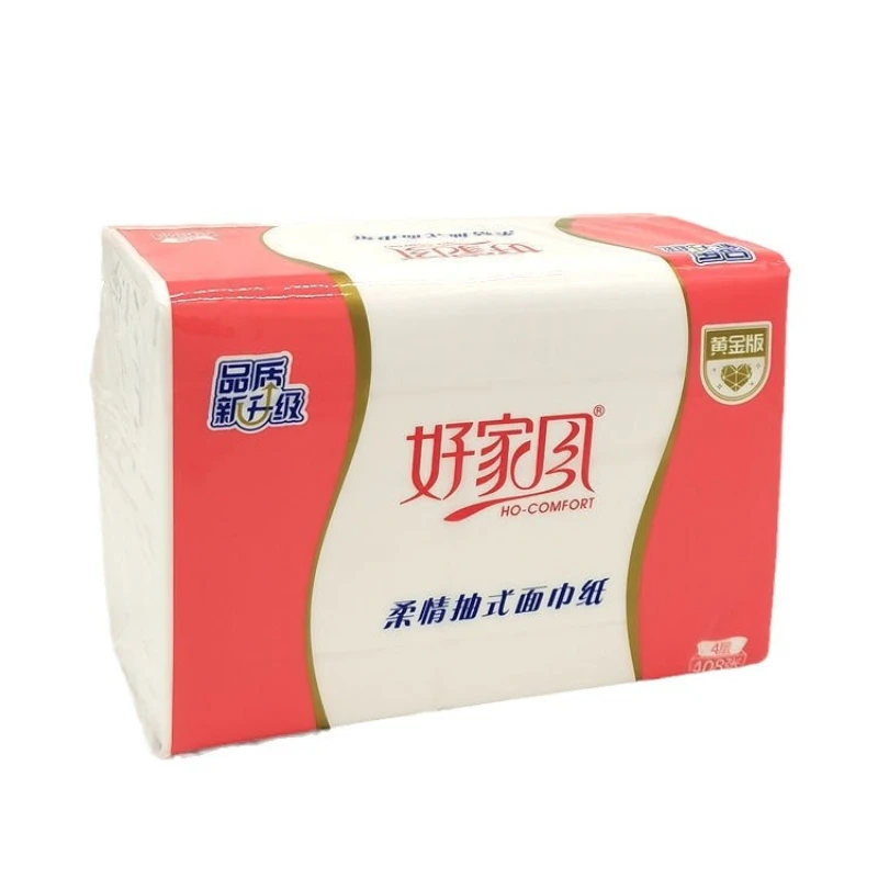 8 عبوات مناديل ورقية ناعمة، 5 طبقات في كل عبوة، 410 ورقة في كل عبوة، ورق تواليت منزلي كبير الحجم للمناديل