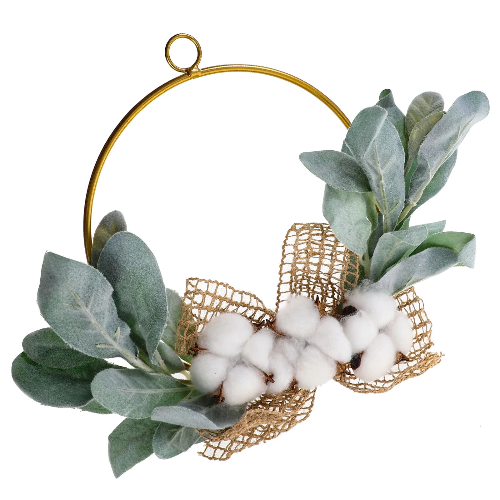 

Iron Garland Door Hanging Wreath Cotton Frame Home Ornaments Party Supplies Wedding Valentine Christmas Artificial Flower Hoop