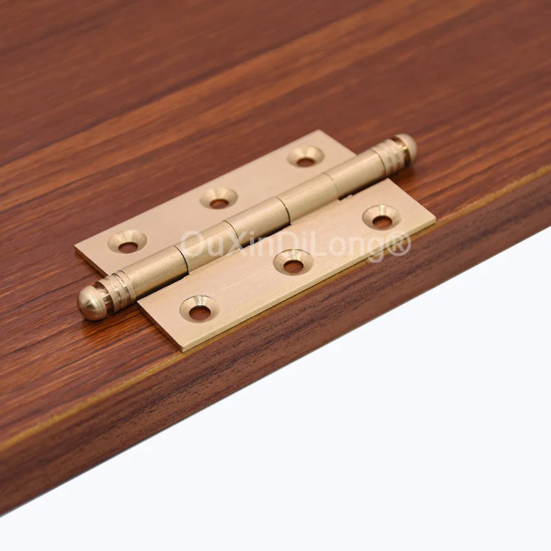 

10 шт. 2 "/2,5"/3 "твердые латунные декоративные стыковые петли, дверные петли для шкафа, мебельные складные петли, фурнитура GF912