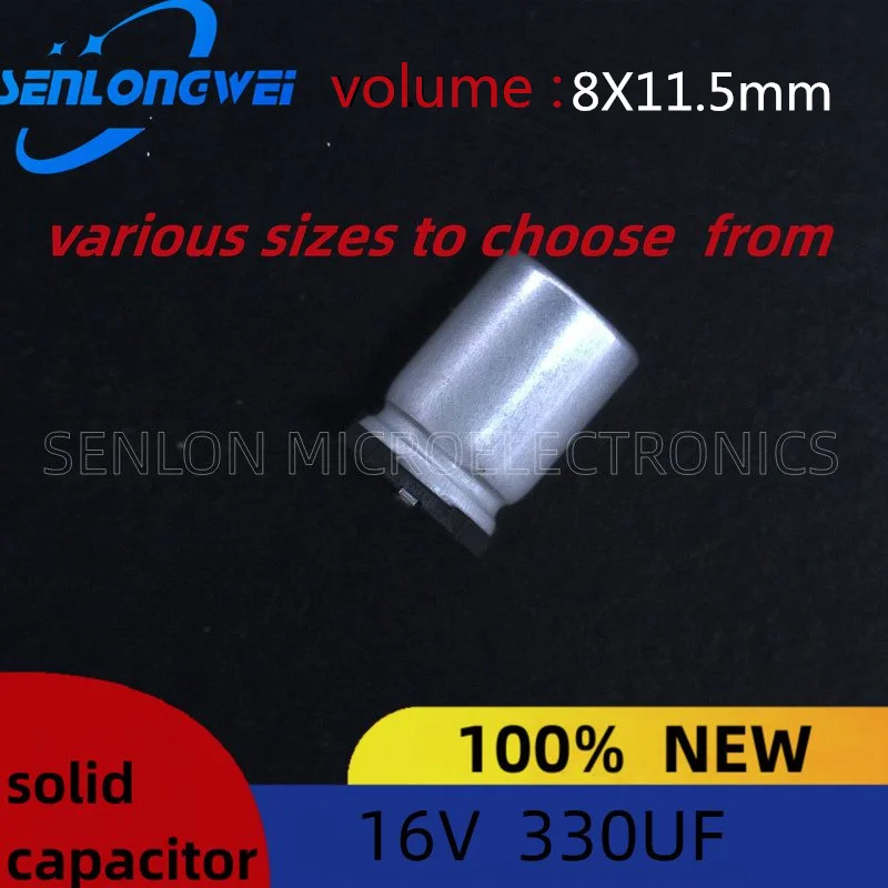 Tecsolid State Initeurs, 16V, 330UF, Volume ent.com, 8x11.5mm, Prix au comptant, Nouveau, 10 pièces