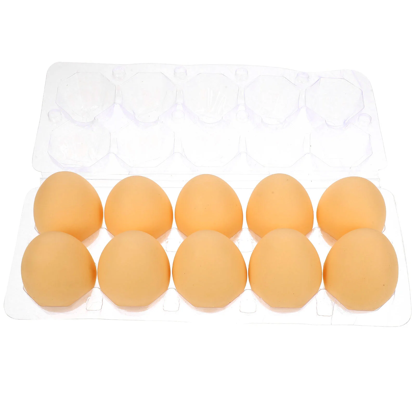 10 Pcs Slow Pressed Eggs Kids Squeezing Toy Supple Stress Prank Funny Stretchy Soft Decompression