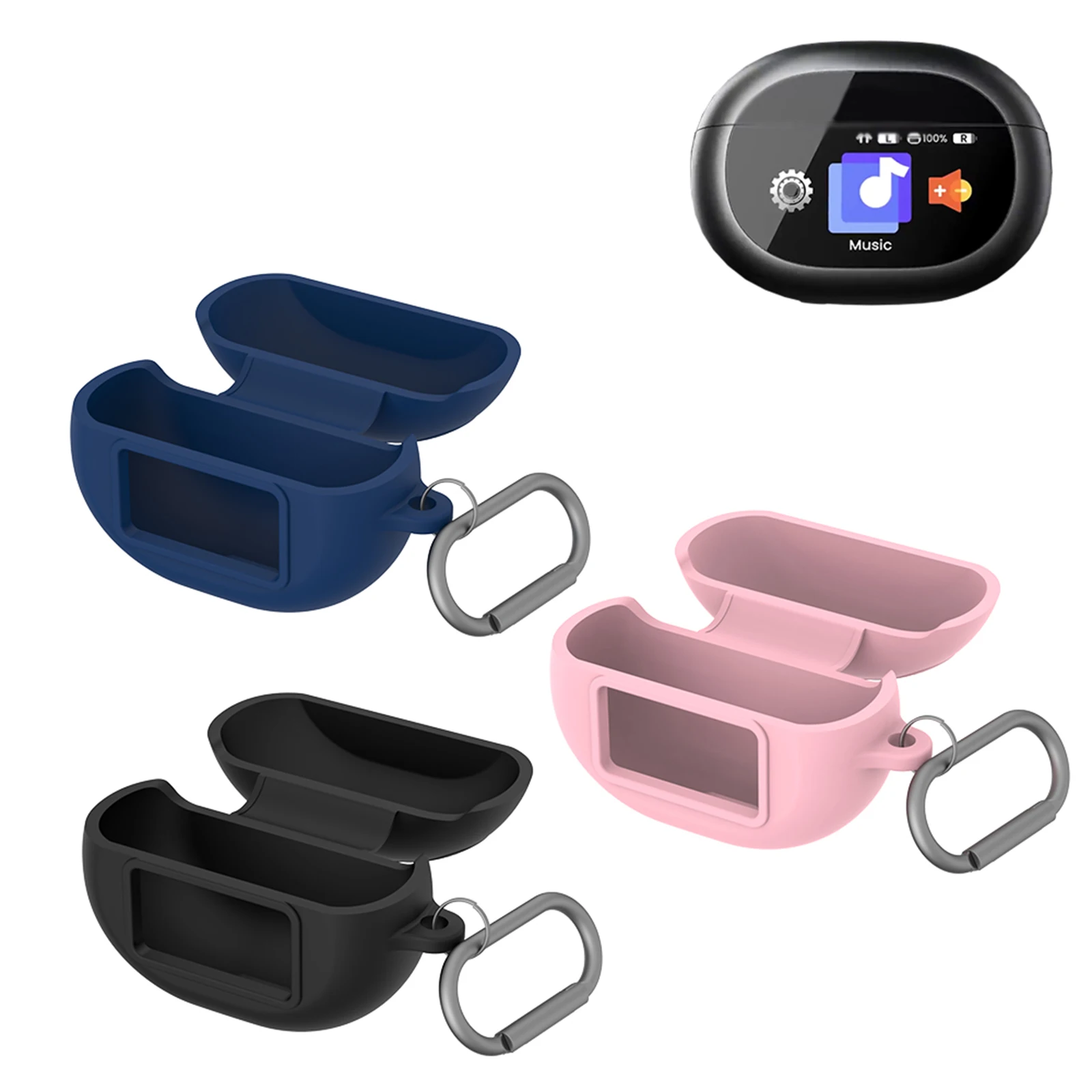 Silicone Protective Case Shockproof Protective Cover Scratch Resistant Cover Compatible for NC20 Pro/NC20 Earbud