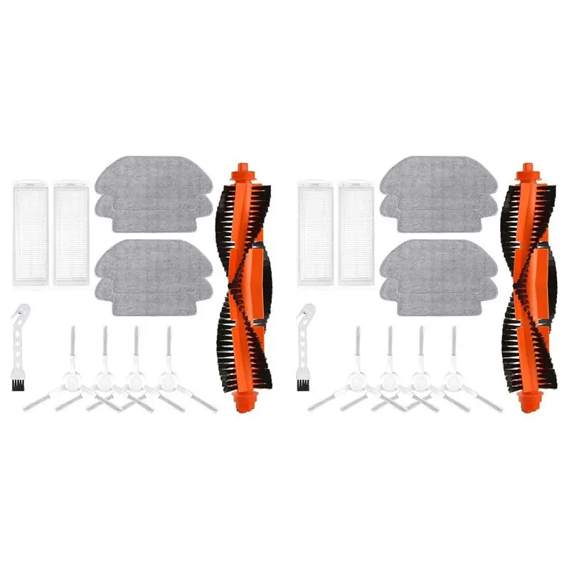 RMWIN-2 Set For Mi Robot Vacuum Mop 2S / Mop Pro/Mop P/Robot S12/S10 EU/STYJ02YM Main Side Brush Hepa Filter Mop Cloth