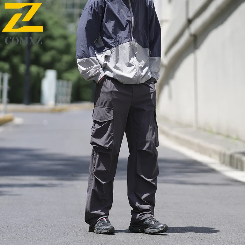 

Utility Cargo Pants 2025 New Retro Relaxed Fit Casual Trousers Apparel Sporty Outdoor Versatile Lightweight Baggy Sweatpants