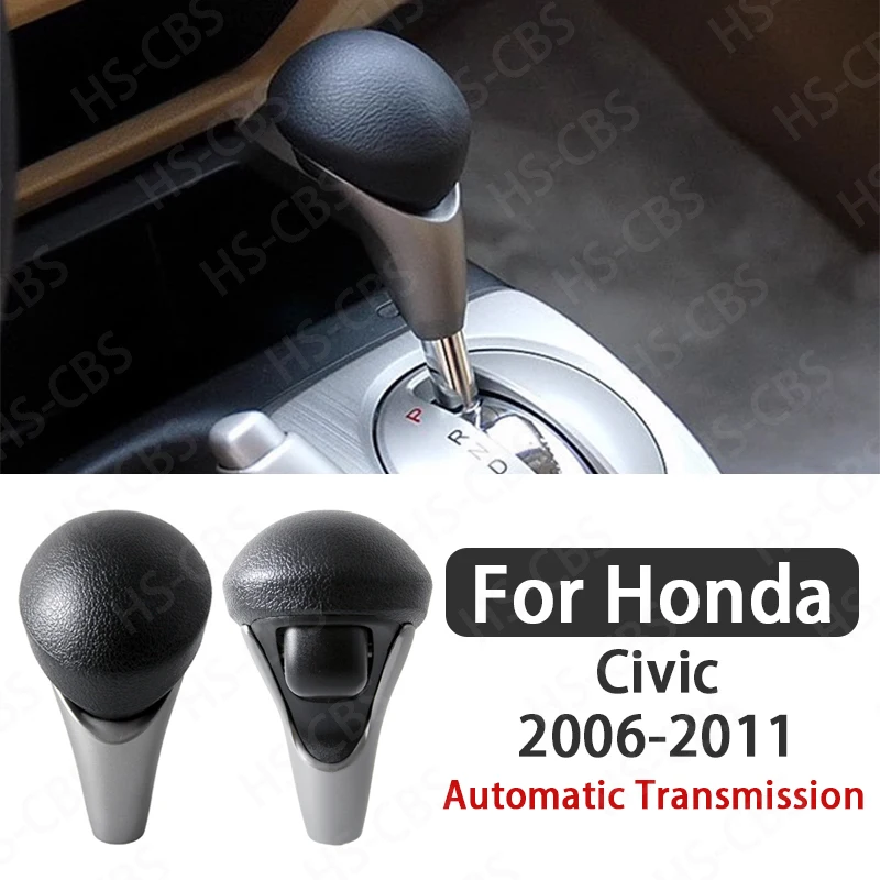 

Car Gear Shifter Knob Stick Head Automatic Transmission Replace Part For Honda Civic 2006-2011 Replacement Part Accessories