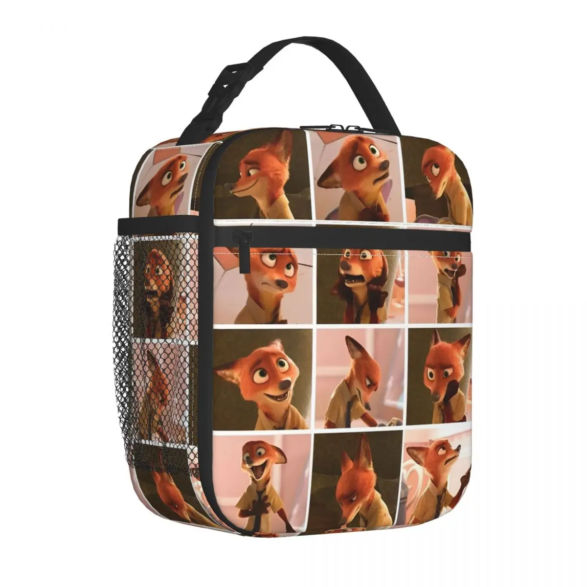zootopia-sacos-de-almoco-isolados-dos-desenhos-animados-alta-capacidade-nick-wilde-recipiente-de-refeicao-saco-termico-tote-lancheira-praia-ao-ar-livre-das-mulheres-dos-homens