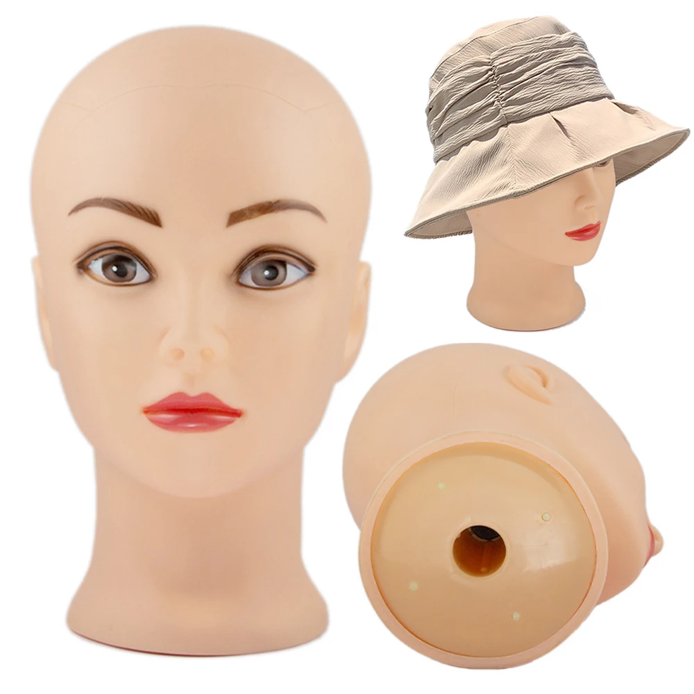 Testa di manichino con treppiede per realizzare parrucca cappello occhiali maschera Display cosmetologia testa di manichino per Kit di installazione parrucca pratica trucco