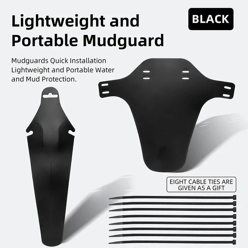 Bike Mudguard Set Front Rear Fenders All Weather Protection Universal Fit Easy Install for MTB Road Bicycle Bicycles Accessories