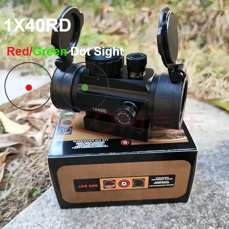 Внешний монокуляр RD1X40, разработанный для обнаружения объективных линз, расстояние обмена при красно-зеленых пятен в крестообразном виде Внешний монокуляр RD1X40, разработанный для обнаружения объективных линз, расстояние обмена при красно-зеленых пятен в крестообразном виде