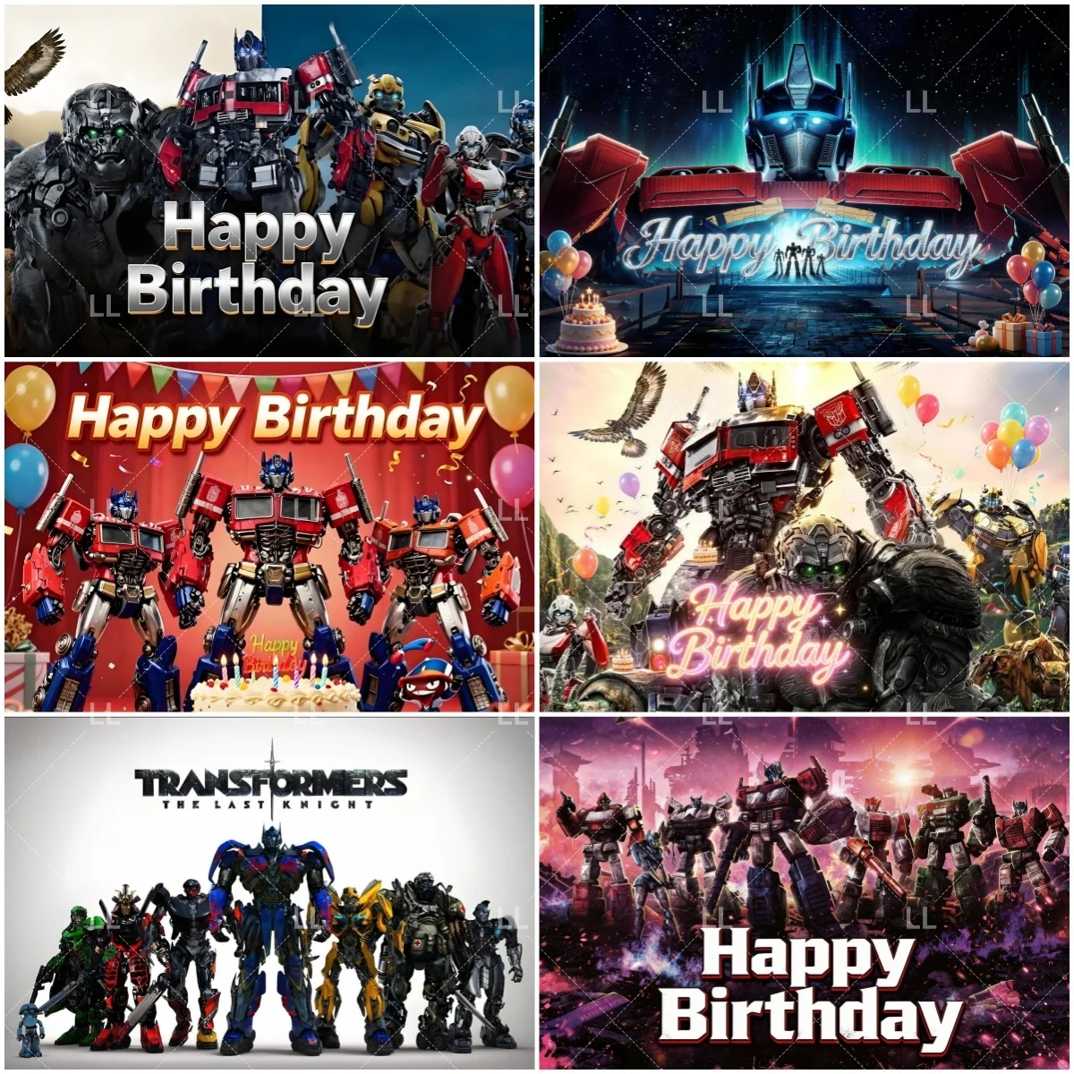 

Transformers Optimus Prime Bumblebee Background Boy Birthday Party Decoration Backdrop Cool Kids Room Poster Banner Photo Props