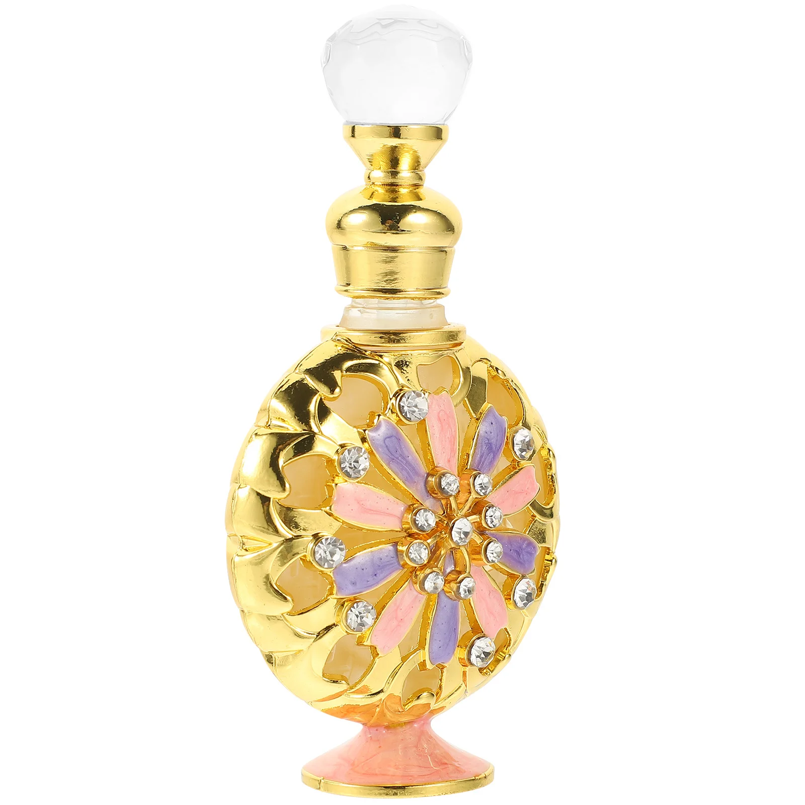 ขวดน้ำหอมเปล่า 30 มล. ขวดแก้วแบบเติมได้สำหรับเดินทาง ขวดน้ำมันหอมระเหยสไตล์วินเทจ ภาชนะเก็บน้ำหอมแบบพกพา