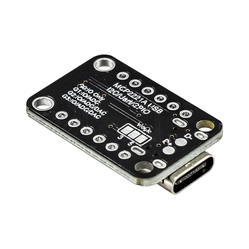 MCP2221A Модуль преобразования USB в GPIO общего назначения 4471, инструменты для разработки интерфейсов Adafruit Breakout USB в GPIO АЦП I2C