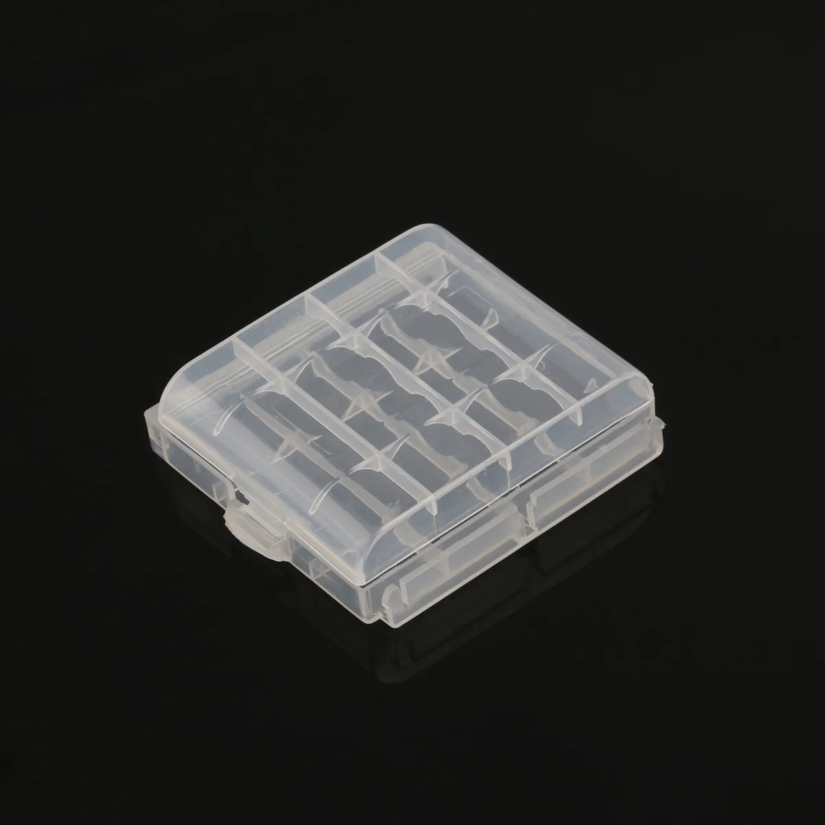 

5Pcs Transparent Hard Plastic Electronic Box Holder Storage Case Compact Organizer for Aa Aaa Batteries Electronic Box