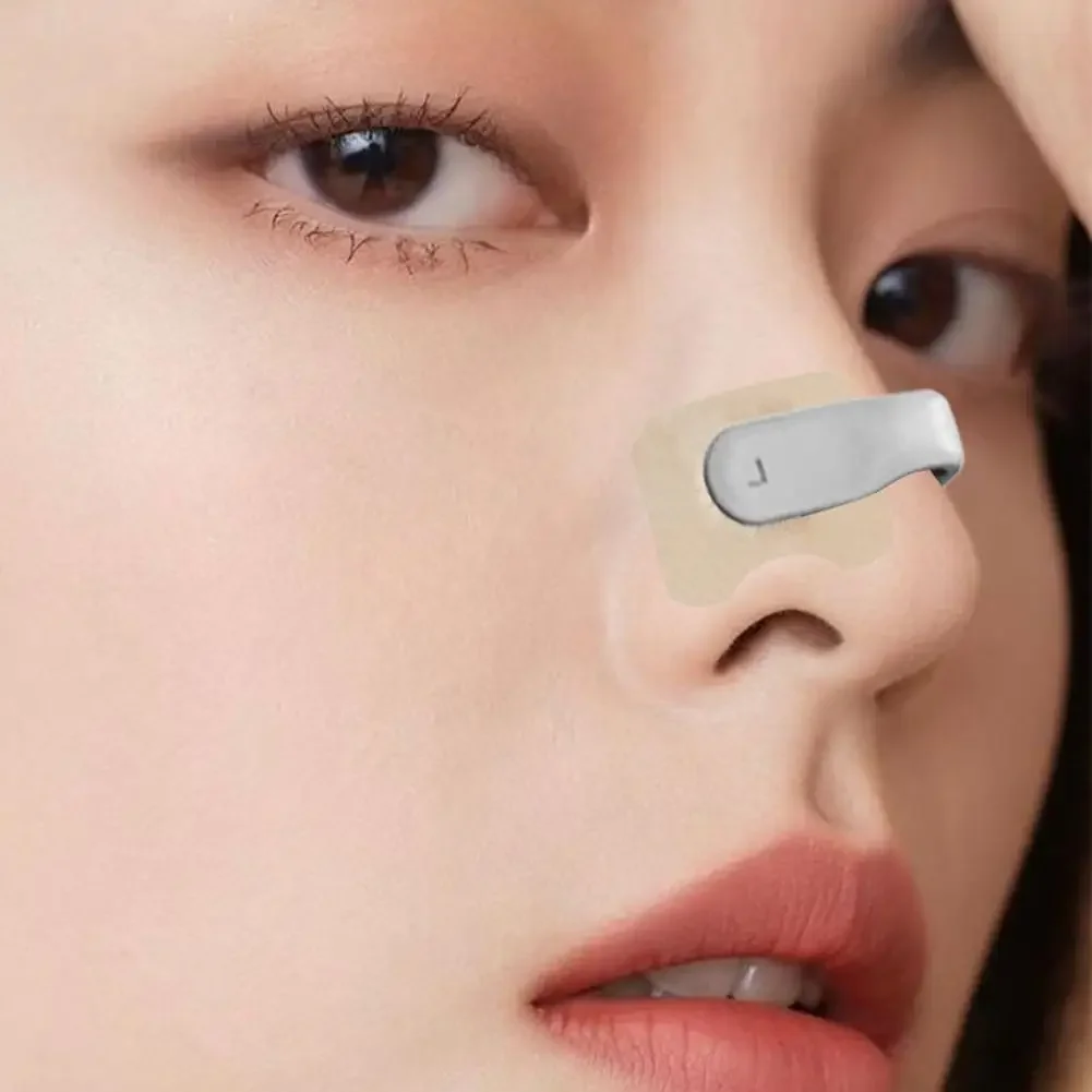 100pcs Anti snoring nose patch Relieve nasal congestion Magnetic nose patch Improve sleep quality Breathable nasal patch