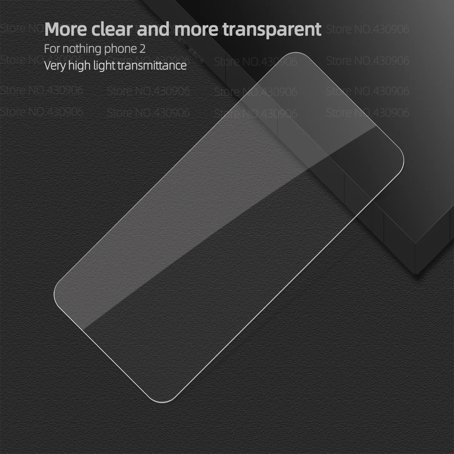 Para nada teléfono 2 Protector de pantalla cobertura de pantalla completa película de vidrio templado transparente borde
